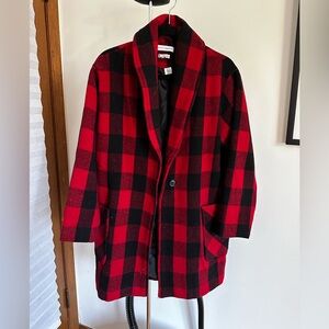 Native Youth Logger Check Plaid Jacket Size XS